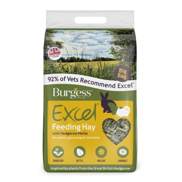 Burgess Excel Feeding Hay Hedgerow Herbs 3 kg