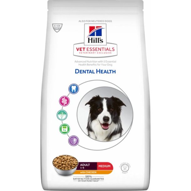 VE Canine Adult Dental Health Medium Chicken - Kun i butik
